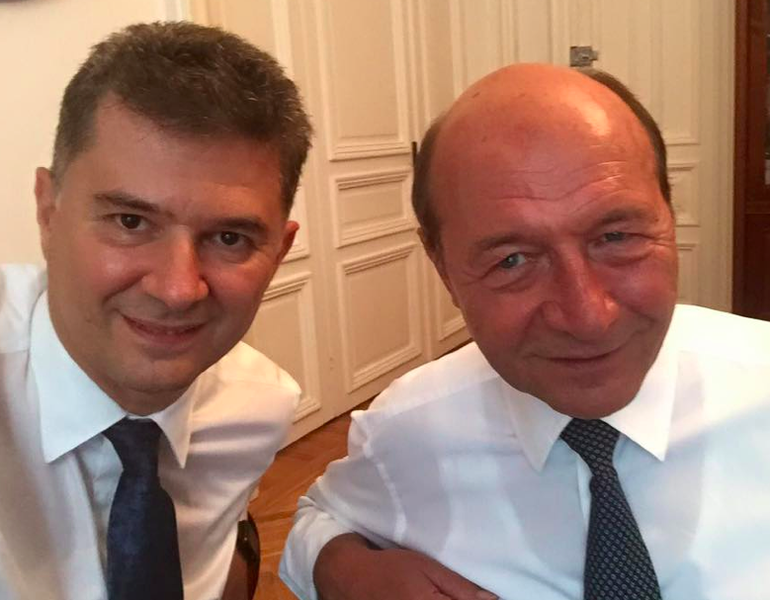 Valeriu Steriu si Traian Basescu, Foto: Facebook - Valeriu Steriu