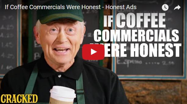 O reclama onesta la cafea, Foto: Captura YouTube