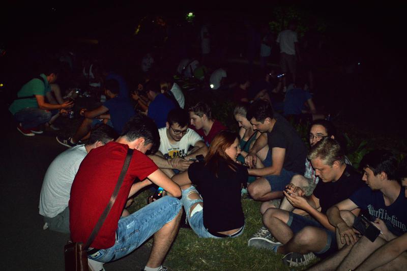 Vanatoare de Pokemoni in Parcul Herastrau, Foto: Hotnews