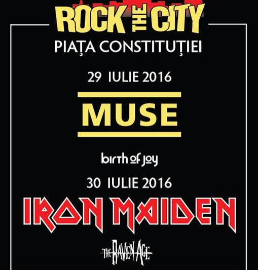 Afis Rock The City 2016, Foto: webPR.ro