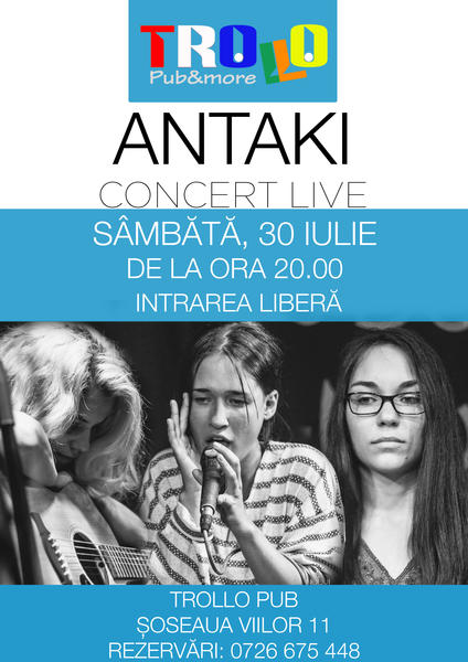 Afis concert Antaki, Foto: Hotnews