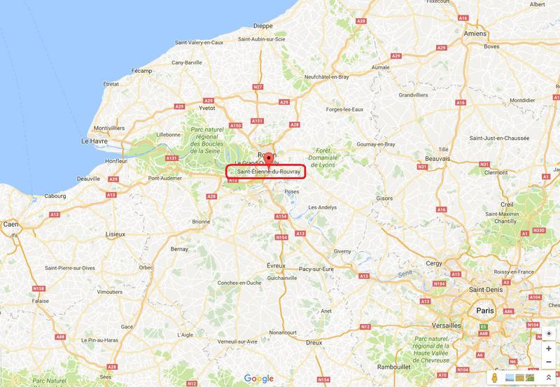 Localitatea Saint Etienne du Rouvray, Foto: Google Maps