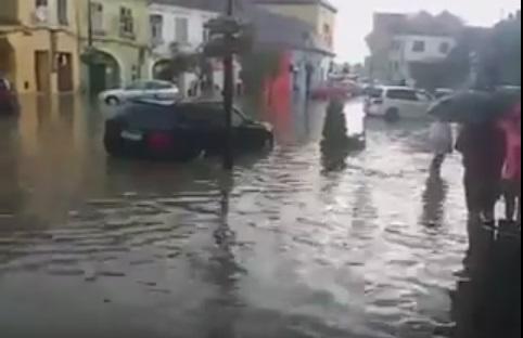 Sighisoara inundata, Foto: Captura Youtube.com / NovaTv Medias