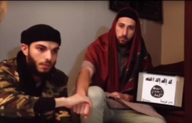 Jihadistii care au ucis un preot intr-o biserica pe 26 iulie 2016, Abdel Malik Petitjean si Adel Kermiche, Foto: Captura YouTube