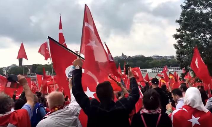 Miting pro-Erdogan la Koln, Foto: Captura Youtube.com