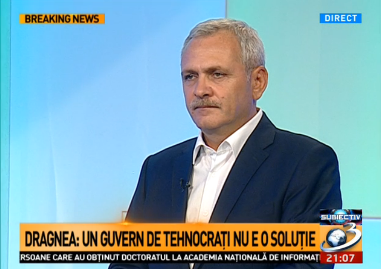 Liviu Dragnea la Antena 3, Foto: Captura Antena 3