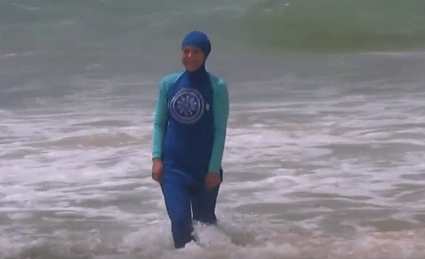 Costumul de baie de tip burkini, Foto: Captura YouTube