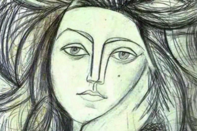 500 de ani de frumusete feminina in pictura - Portrait of Françoise de Pablo Picasso in 1946, Foto: captura ecran