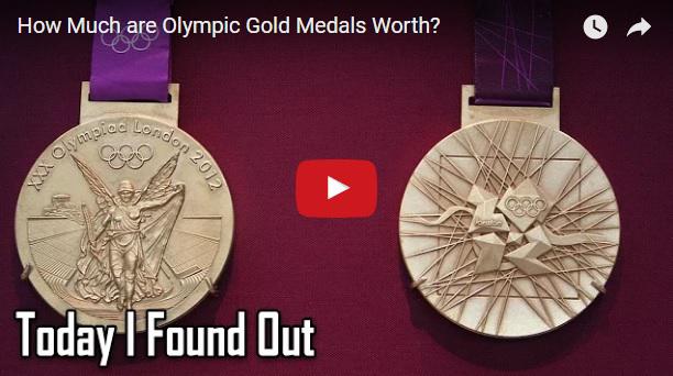Care este valoarea monetara a medaliilor de aur ale Jocurilor Olimpice de la Rio de Janeiro, Foto: captura ecran