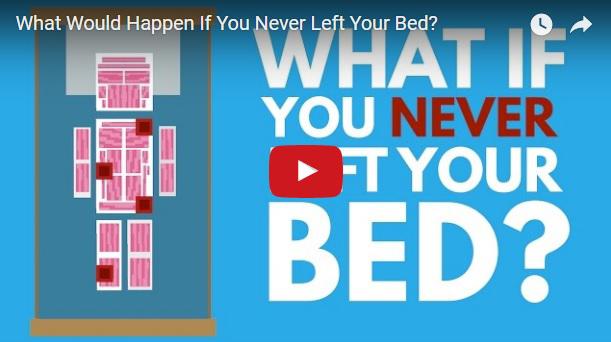 Ce s-ar intampla daca ne-am petrece toata viata intinsi in pat, Foto: Captura YouTube