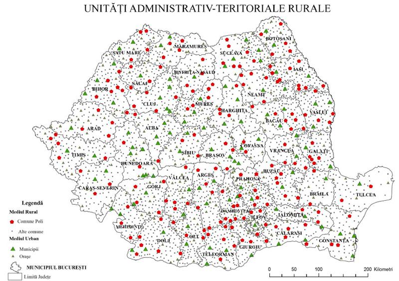 Harta - Comune, Foto: Ministerul Dezvoltarii Regionale