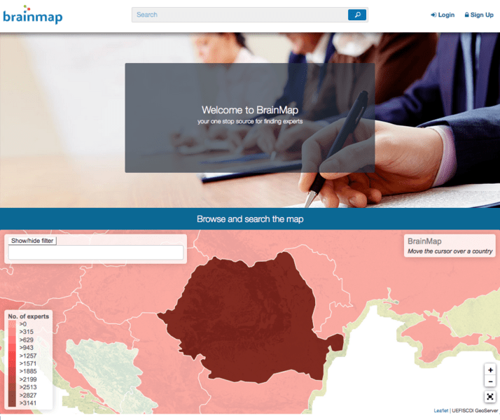 Platforma Brainmap.ro, Foto: brainmap.ro