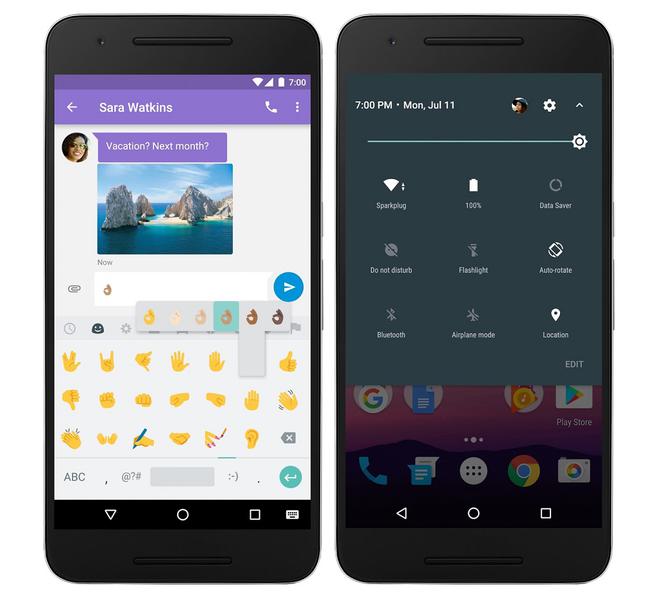Android 7.0 Nougat, Foto: Google
