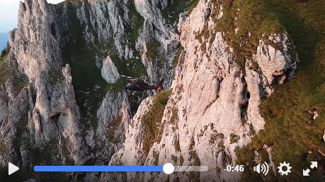 Interventie elicopter in Piatra Craiului, Foto: Captura Facebook