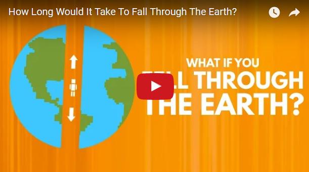 Cat timp ar dura o calatorie prin centrul Pamantului?, Foto: captura ecran