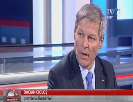 Dacian Ciolos la TVR1, Foto: Captura TVRplus.ro