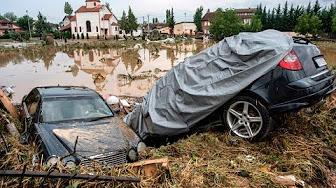 Inundatii in Macedonia, Foto: Captura YouTube