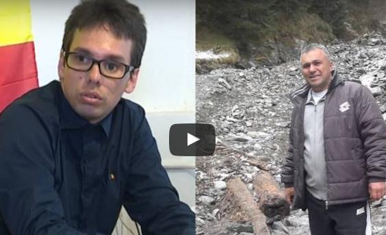 Petre Becheru (st) si Gavrila Tomita (dr), Foto: Gazeta de Sud