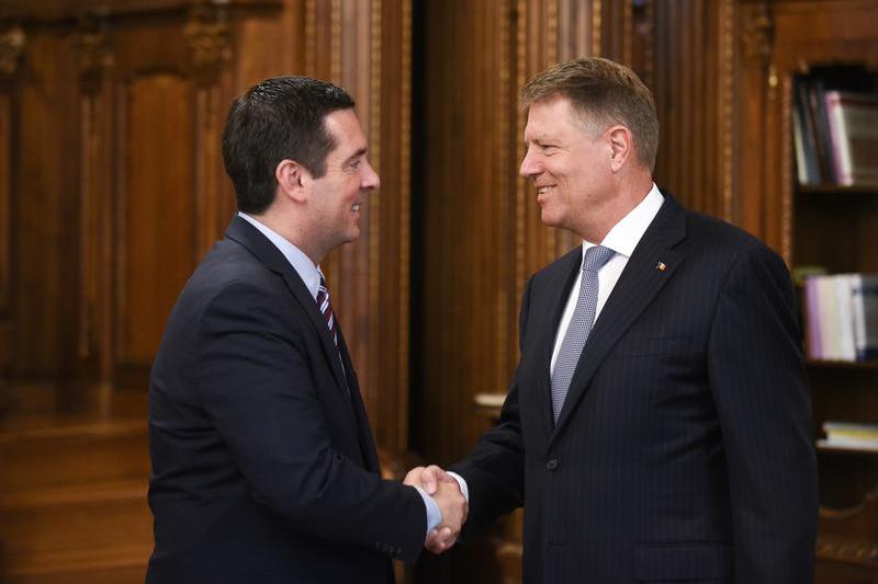 Iohannis si Devin Nunes, Foto: Presidency.ro