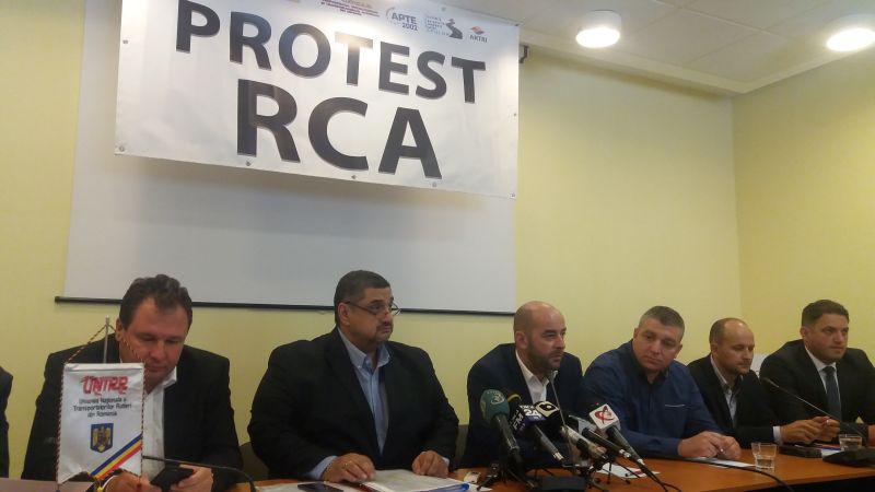 Protest RCA al transportatorilor, Foto: Hotnews