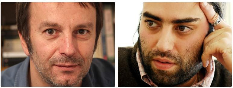 Scriitorii T. O. Bobe si Bogdan-Alexandru Stanescu, Foto: Hotnews