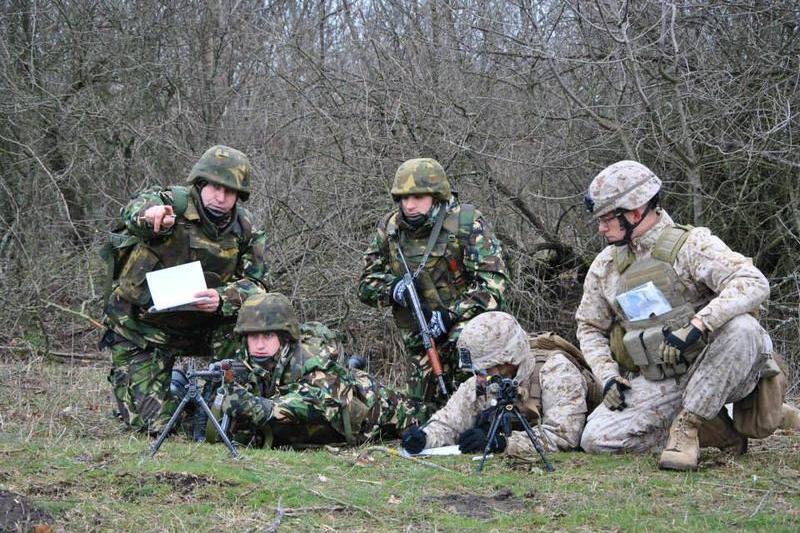 Militari romani si americani in poligonul Babadag, Foto: Fortele Navale Romane