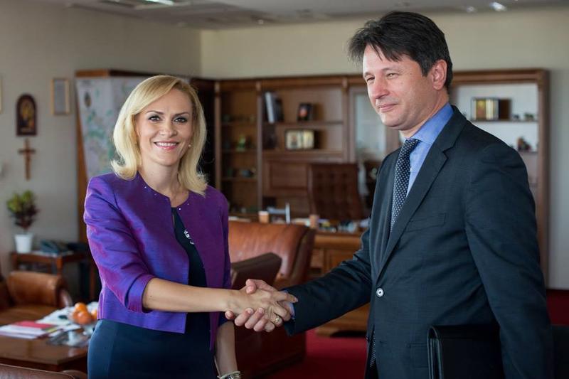 Gabriela Firea si Victor Grigorescu, Foto: Facebook Gabriela Firea