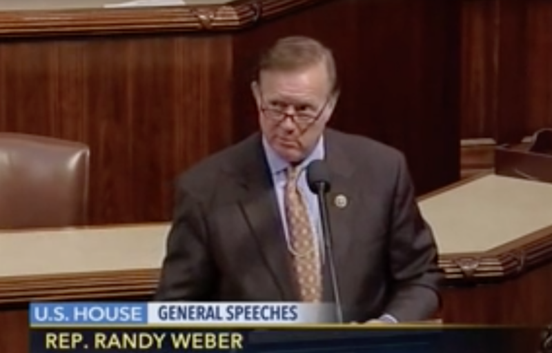 Republicanul Randy Weber a ridicat problema R. Moldova in Congresul SUA, Foto: Captura YouTube