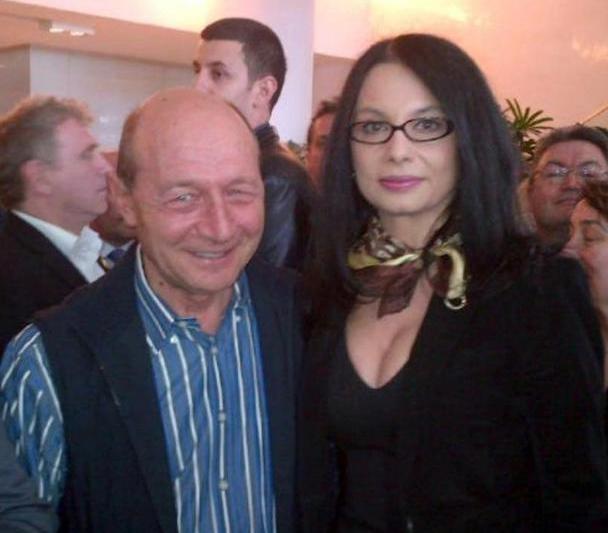 Magda Bistriceanu, alaturi de Traian Basescu, Foto: Facebook - Magdalena Bistriceanu