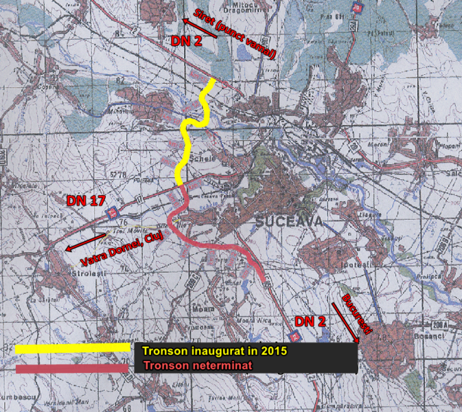Centura Sucevei - ce tronson a ramas nefinalizat, Foto: Hotnews