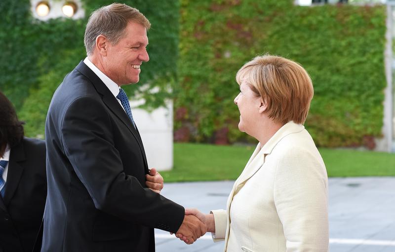 Klaus Iohannis si Angela Merkel, Foto: Presidency.ro