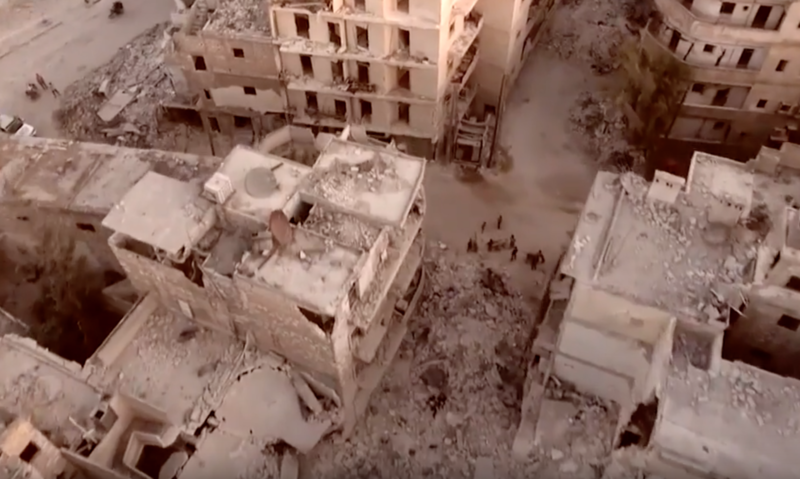 Siria - Alep, distrus de razboi, Foto: Captura YouTube