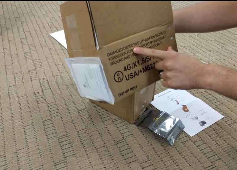 Cutia pentru Note 7, Foto: Captura YouTube