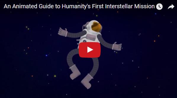 O animatie ce ilustreaza cum s-ar putea desfasura o prima misiune interstelara, Foto: Captura YouTube