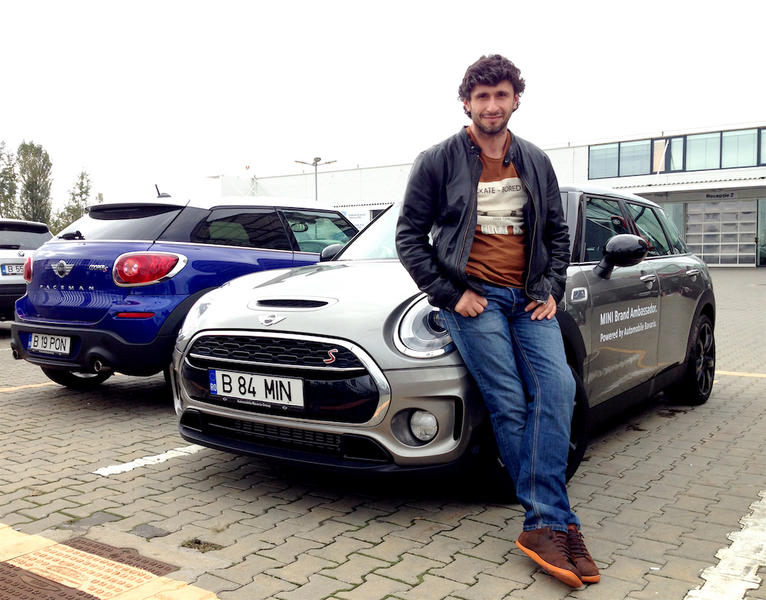 Dragos Bucur si MINI Cooper S Clubman, Foto: 0-100.ro