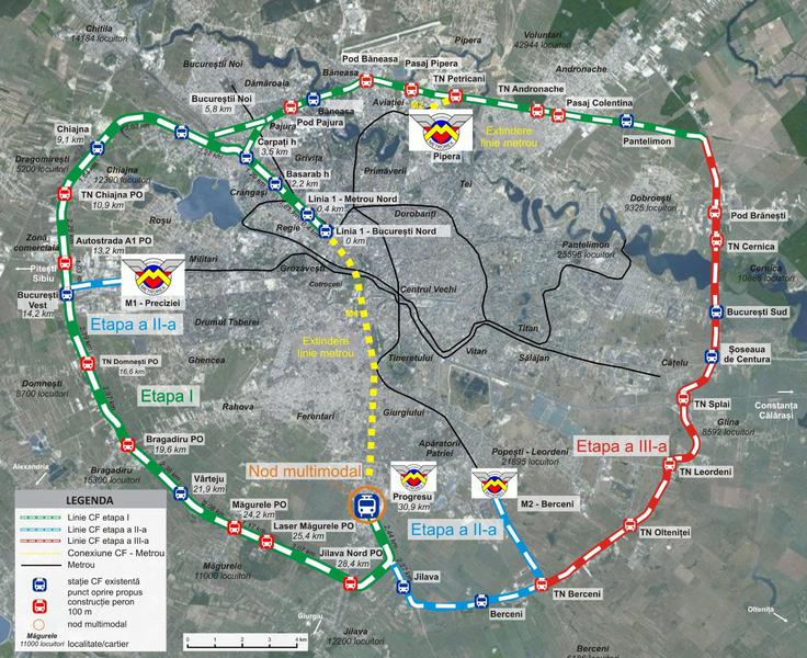 Proiectul centurii feroviare a Capitalei, Foto: Ministerul Transporturilor