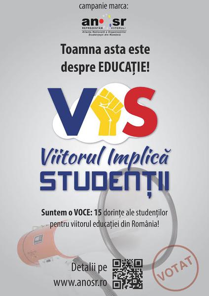 Campania Viitorul implica studentii, Foto: ANOSR