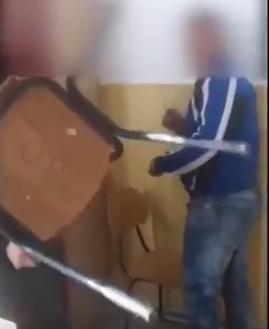 Licean batut in Olt, Foto: Captura YouTube