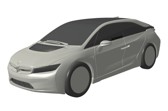 Schita patent model BMW i, Foto: Autocar