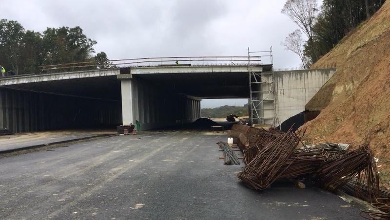 Ecoduct pe autostrada A1 Lugoj - Deva, Foto: CNADNR