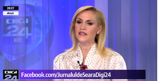 Gabriela Firea, Foto: Captura Digi 24