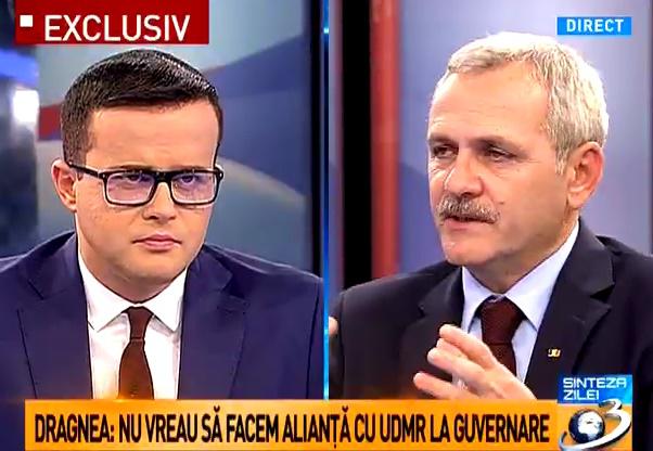 Liviu Dragnea la Sinteza Zilei, Foto: Captura Antena 3