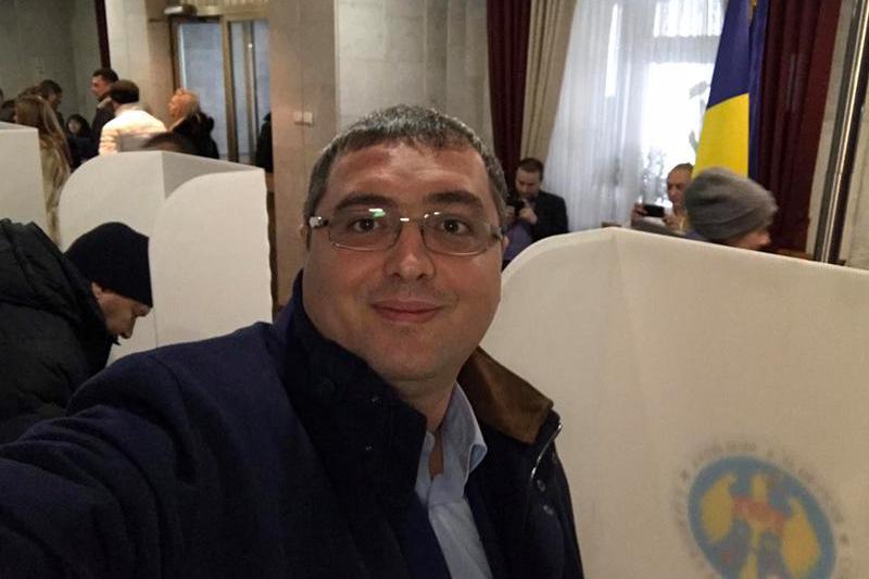 Renato Usatii, selfie la vot, Foto: Facebook/ Renato Usatii