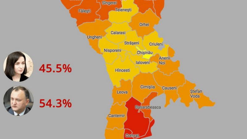 Alegeri R. Moldova: Cum au votat raioanele, Foto: agora.md