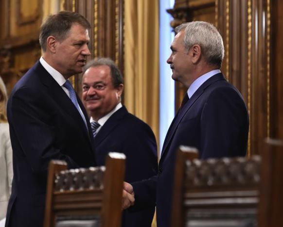 Klaus Iohannis si Liviu Dragnea, Foto: Agerpres (editat)