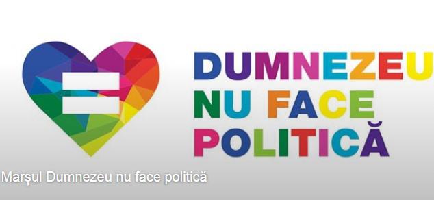 Marsul Dumnezeu nu face politica, Foto: Facebook - Sustin LGBT