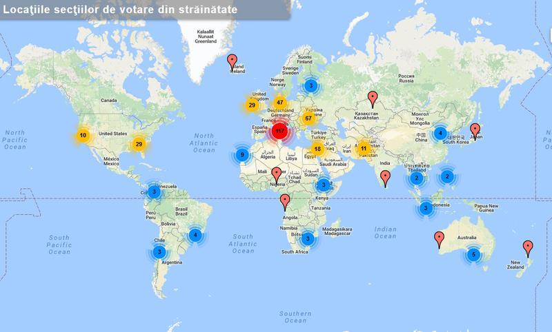 Sectiile de votare din strainatate, Foto: MAE