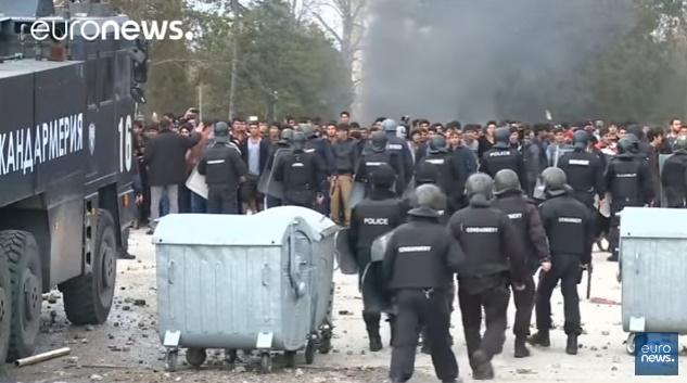 Revolta in tabara de refugiati de la Harmanli, Foto: Captura YouTube