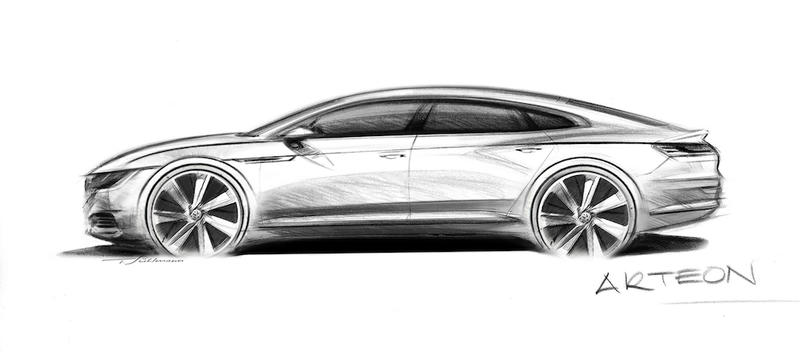 Schita Volkswagen Arteon, Foto: Volkswagen