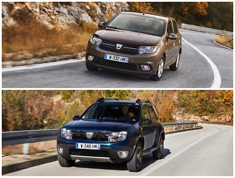 Dacia Sandero SCe 75 si Dacia Duster dCi 110 EDC, Foto: 0-100.ro